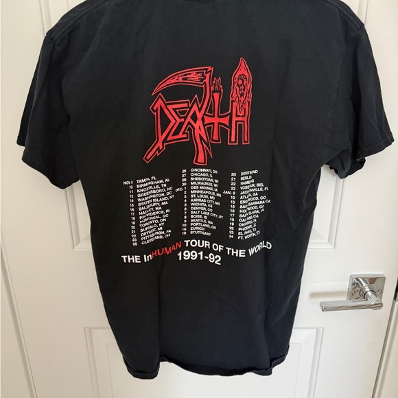 Vintage Death Band Tee | 1991–92 Inhuman Tour - Picture 2 of 4